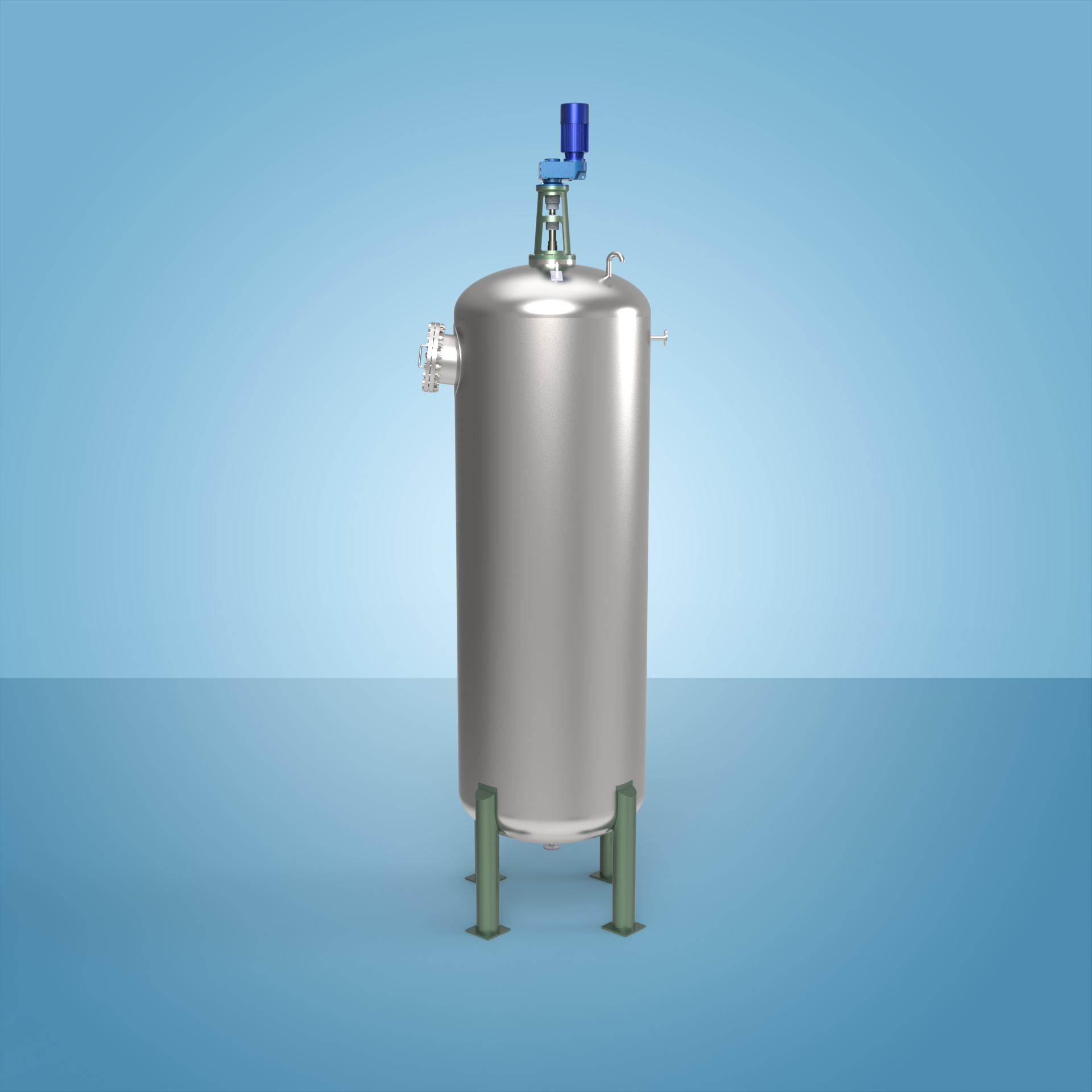 Enzyme-water reaction vessel